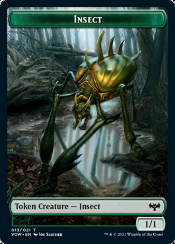 Insect // Dragon Illusion Double-sided Token [Innistrad: Crimson Vow Tokens] - La Boîte Mystère ( The Mystery Box)