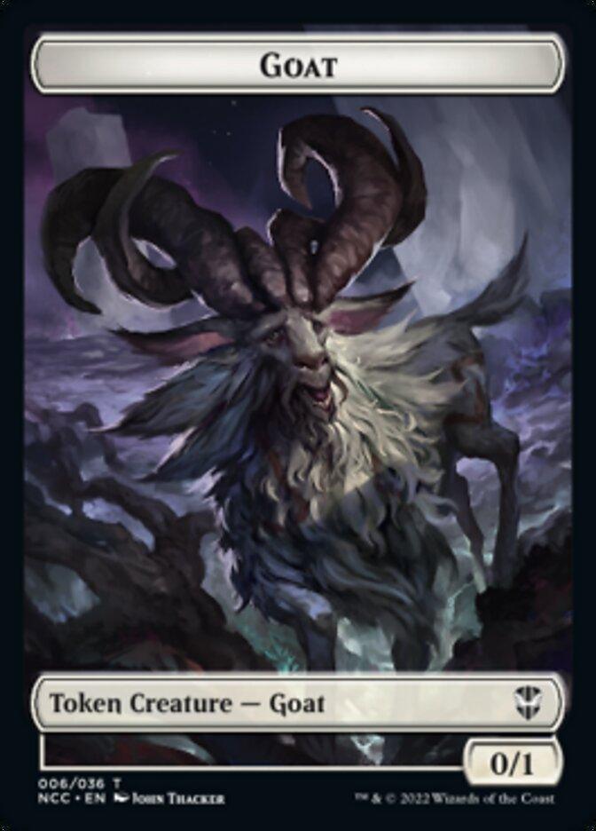 Zombie // Goat Double-sided Token [Streets of New Capenna Commander Tokens] - La Boîte Mystère ( The Mystery Box)