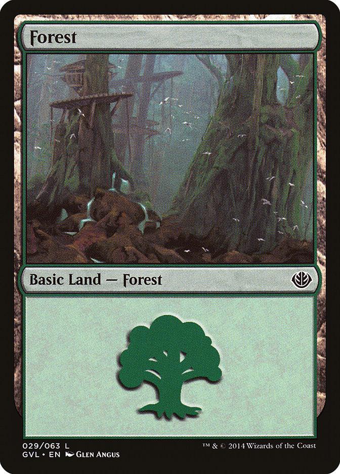 Forest (29) (Garruk vs. Liliana) [Duel Decks Anthology] - La Boîte Mystère ( The Mystery Box)