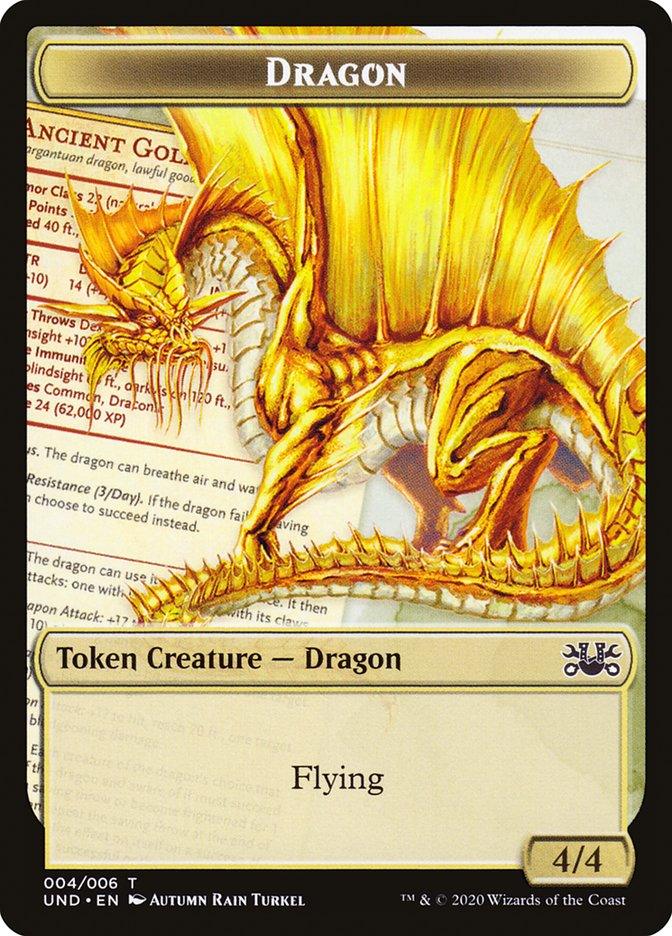Beeble // Dragon Double-sided Token [Unsanctioned Tokens] - La Boîte Mystère ( The Mystery Box)