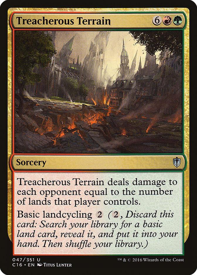 Treacherous Terrain [Commander 2016] - La Boîte Mystère ( The Mystery Box)