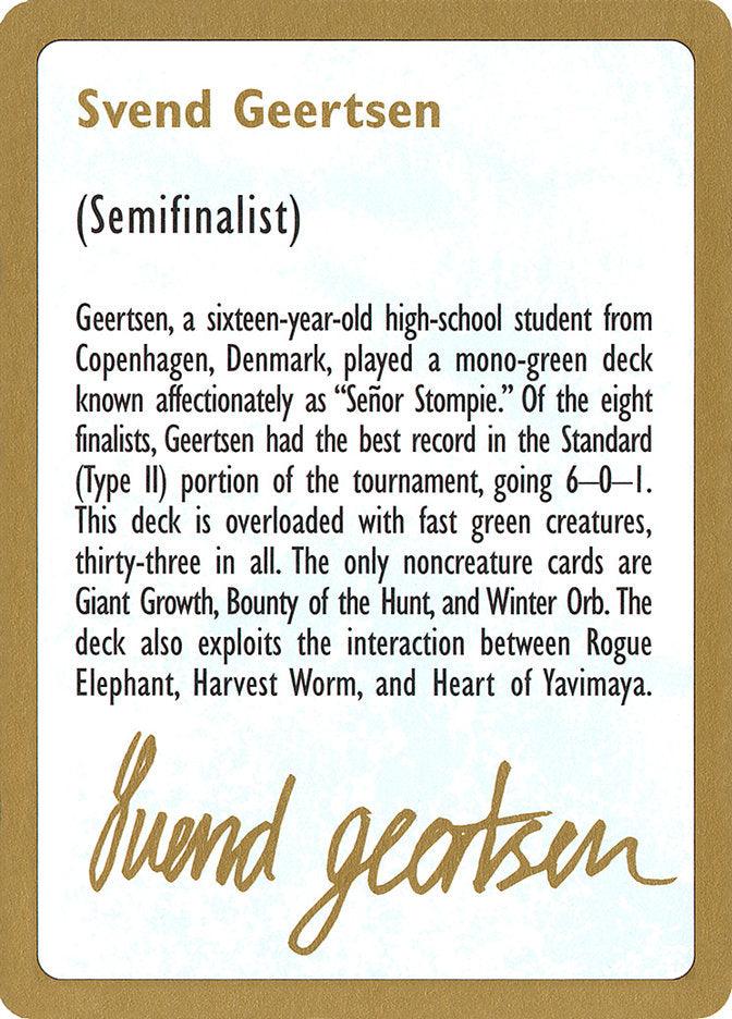 Svend Geertsen Bio [World Championship Decks 1997] - La Boîte Mystère ( The Mystery Box)