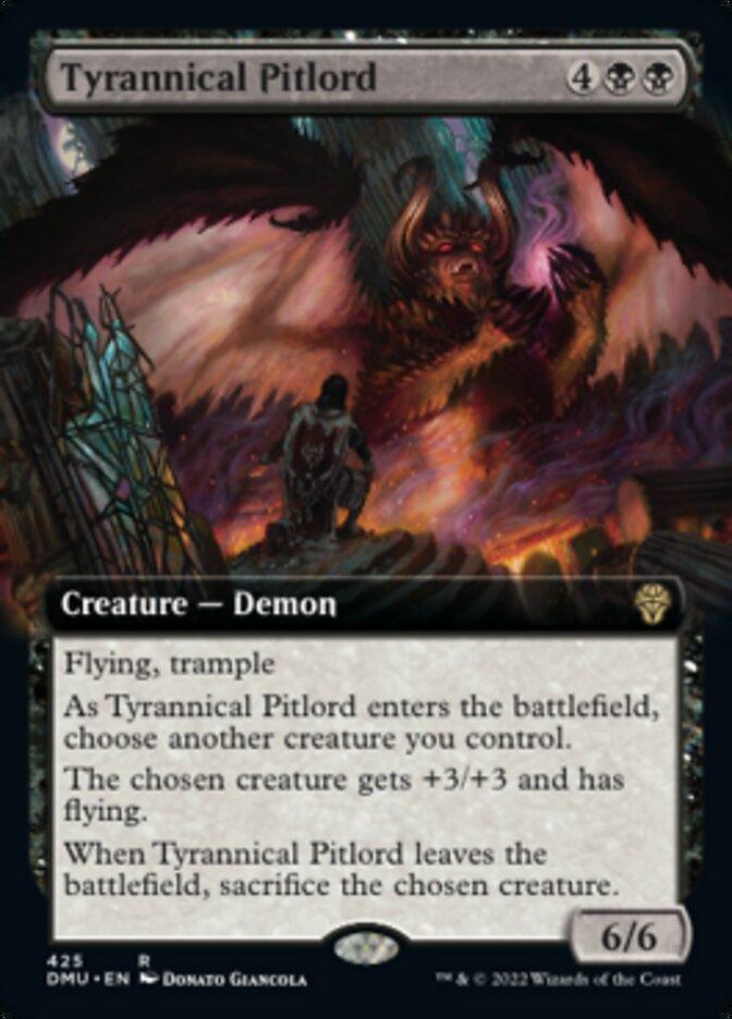 Tyrannical Pitlord (Extended Art) [Dominaria United] - La Boîte Mystère ( The Mystery Box)
