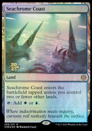 Seachrome Coast [Phyrexia: All Will Be One Prerelease Promos] - La Boîte Mystère ( The Mystery Box)