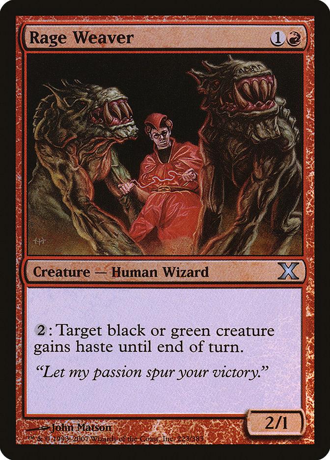 Rage Weaver (Premium Foil) [Tenth Edition] - La Boîte Mystère ( The Mystery Box)