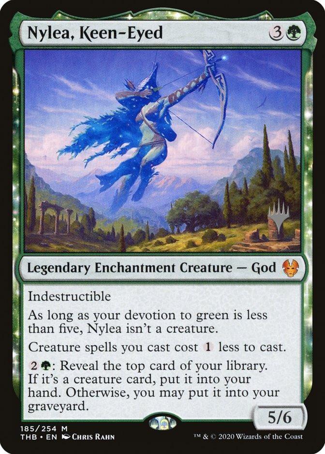 Nylea, Keen-Eyed (Promo Pack) [Theros Beyond Death Promos] - La Boîte Mystère ( The Mystery Box)