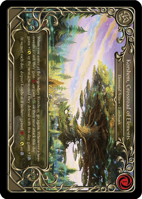 Korshem, Crossroad of Elements [U-ELE000] Unlimited Rainbow Foil - La Boîte Mystère ( The Mystery Box)