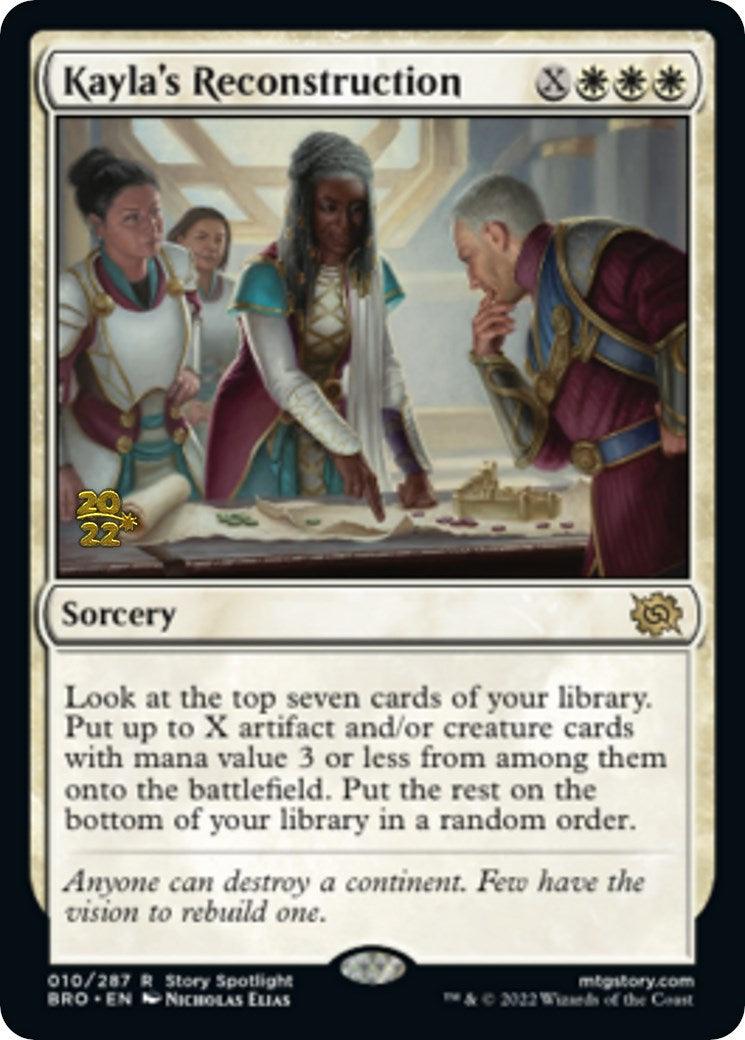 Kayla's Reconstruction [The Brothers' War: Prerelease Promos] - La Boîte Mystère ( The Mystery Box)