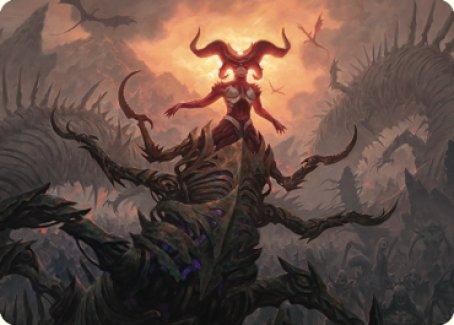 Sheoldred, the Apocalypse Art Card [Dominaria United Art Series] - La Boîte Mystère ( The Mystery Box)