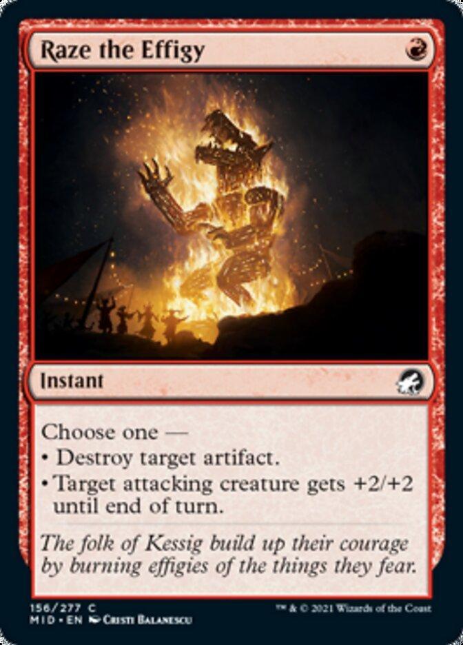 Raze the Effigy [Innistrad: Midnight Hunt] - La Boîte Mystère ( The Mystery Box)