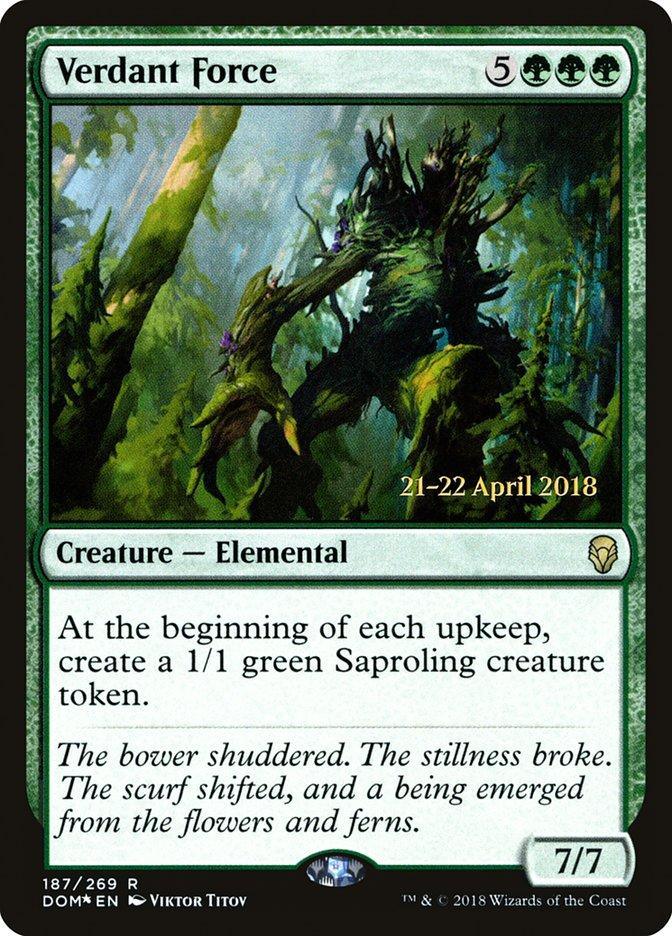 Verdant Force [Dominaria Prerelease Promos] - La Boîte Mystère ( The Mystery Box)