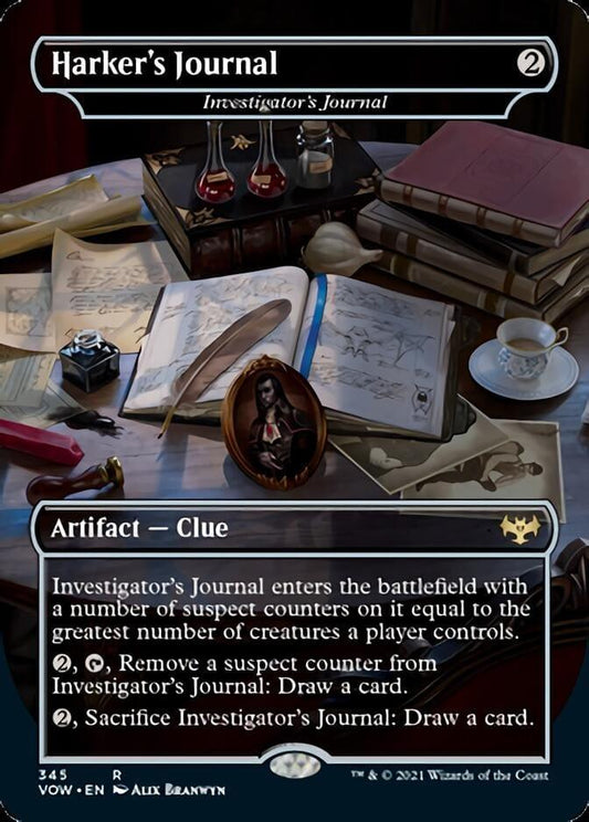 Investigator's Journal - Harker's Journal [Innistrad: Crimson Vow] - La Boîte Mystère ( The Mystery Box)