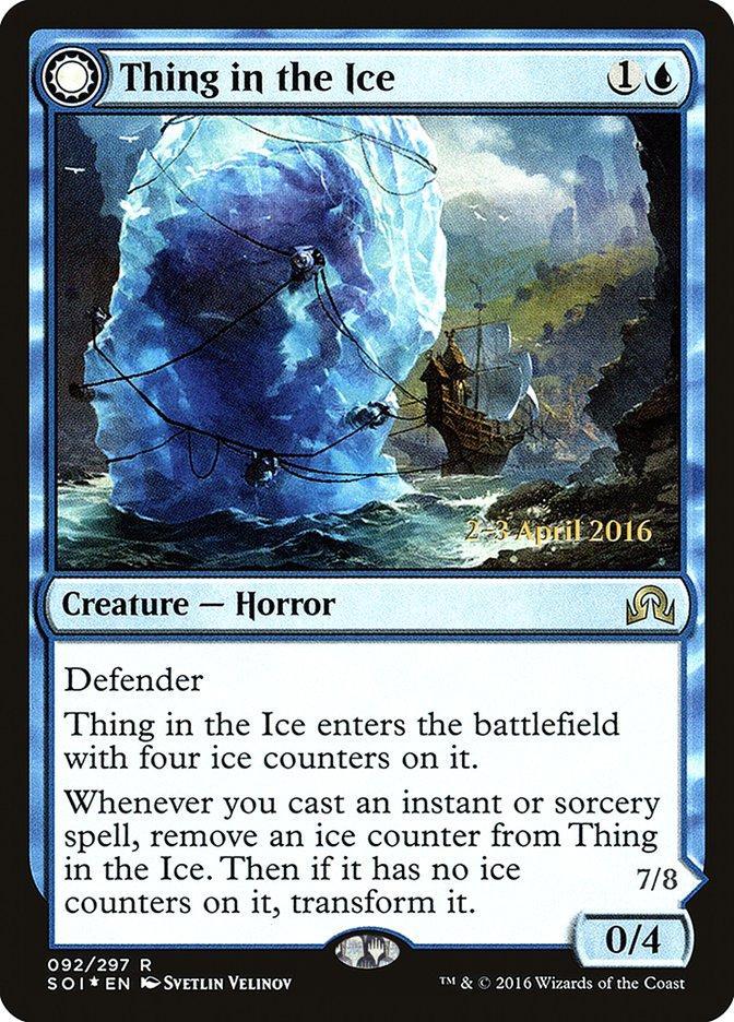 Thing in the Ice // Awoken Horror [Shadows over Innistrad Prerelease Promos] - La Boîte Mystère ( The Mystery Box)