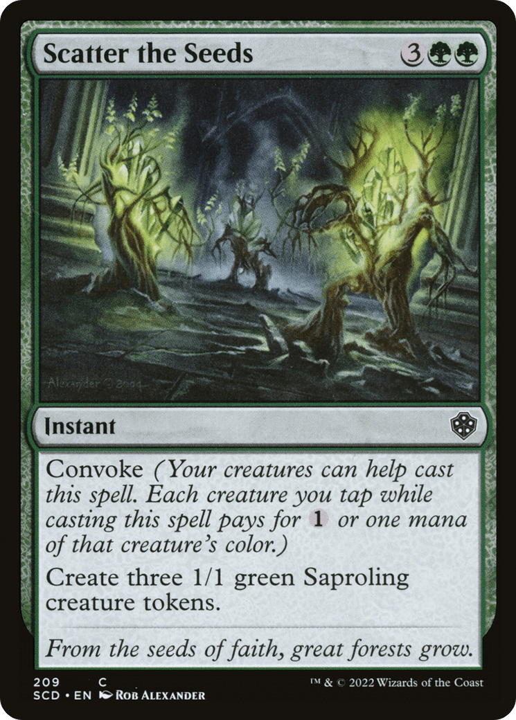 Scatter the Seeds [Starter Commander Decks] - La Boîte Mystère ( The Mystery Box)