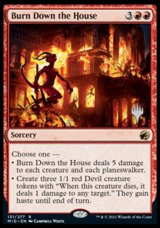Burn Down the House (Promo Pack) [Innistrad: Midnight Hunt Promos] - La Boîte Mystère ( The Mystery Box)