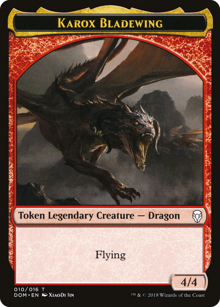Karox Bladewing // Karox Bladewing Double-Sided Token [Starter Commander Decks] - La Boîte Mystère ( The Mystery Box)