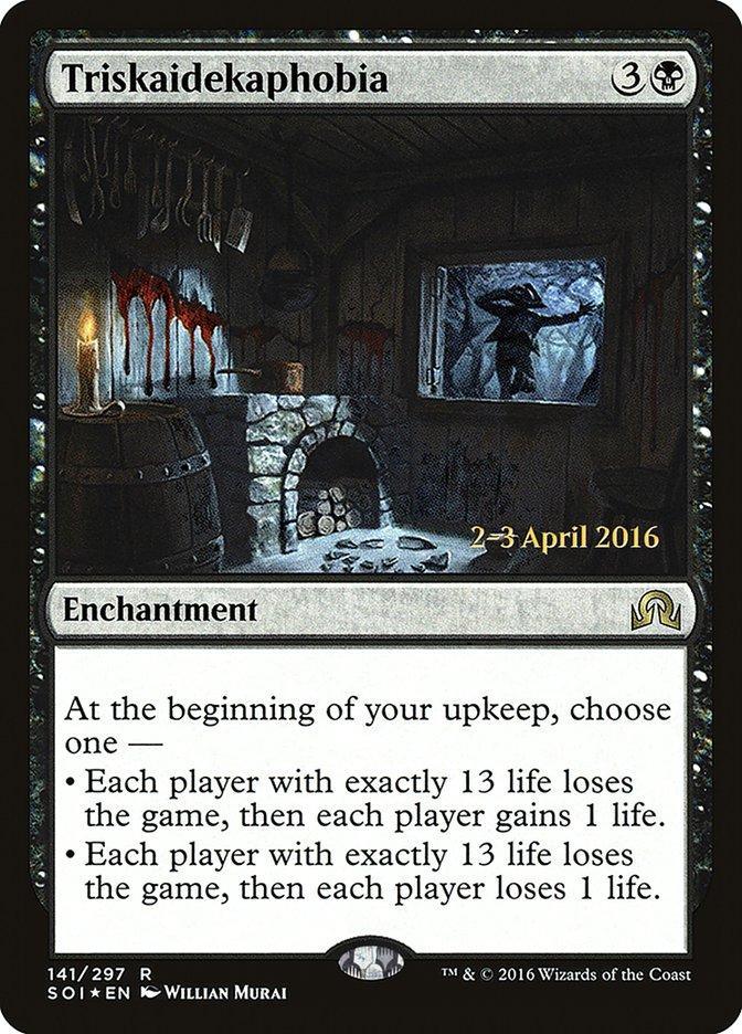 Triskaidekaphobia [Shadows over Innistrad Prerelease Promos] - La Boîte Mystère ( The Mystery Box)