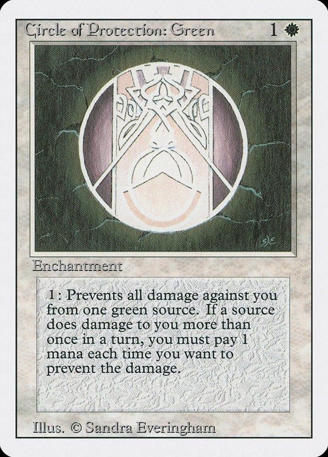 Circle of Protection: Green [Revised Edition] - La Boîte Mystère ( The Mystery Box)