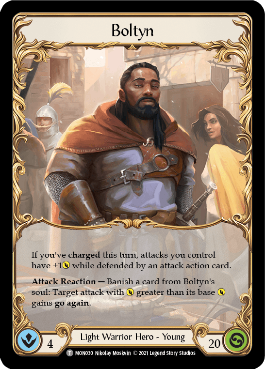 Ser Boltyn, Breaker of Dawn // Boltyn [MON029 // MON030] 1st Edition Normal - La Boîte Mystère ( The Mystery Box)