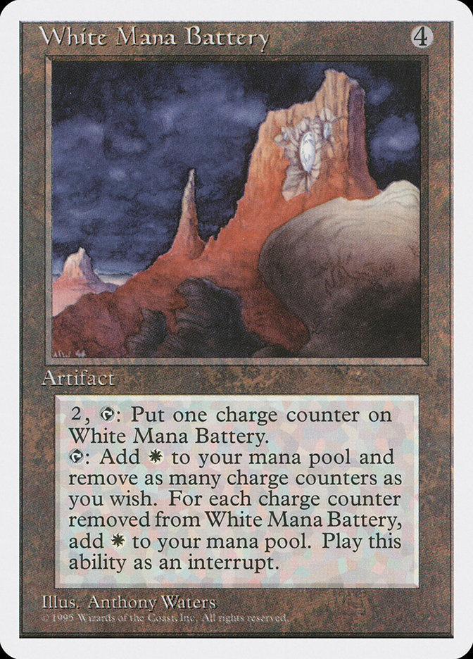 White Mana Battery [Fourth Edition] - La Boîte Mystère ( The Mystery Box)