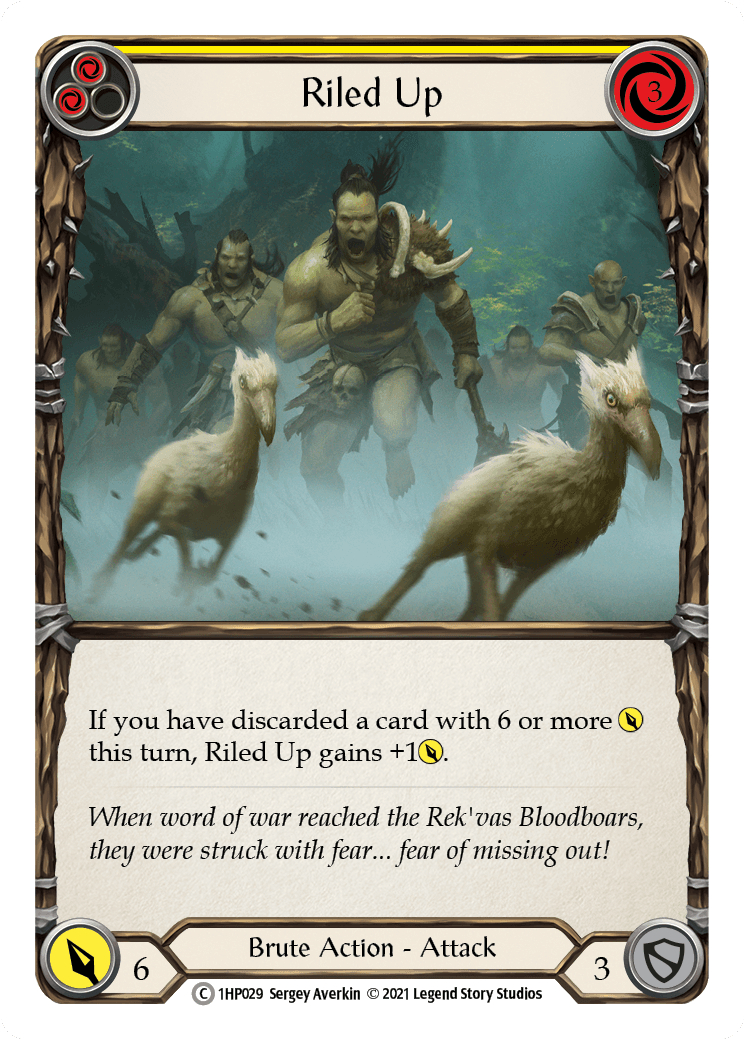 Riled Up (Yellow) [1HP029] - La Boîte Mystère ( The Mystery Box)