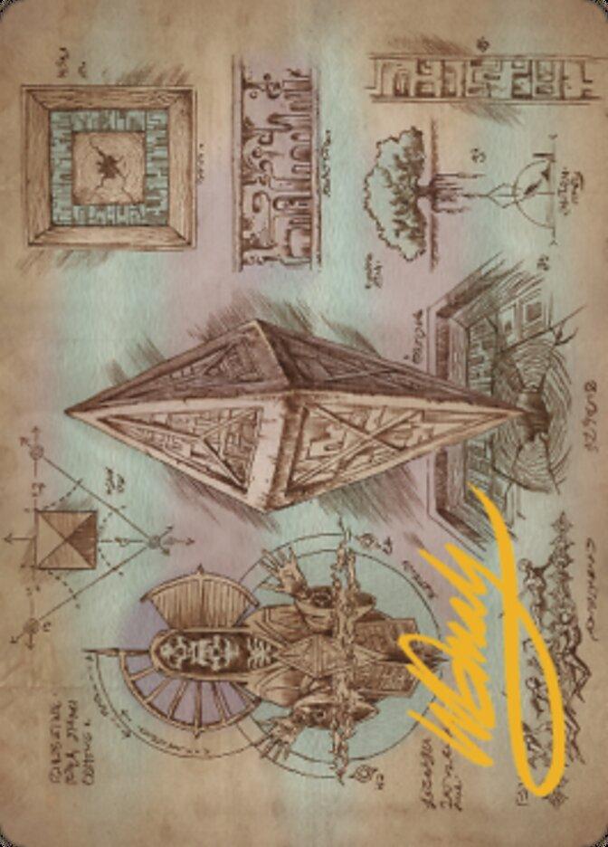 Keening Stone Art Card (Gold-Stamped Signature) [The Brothers' War Art Series] - La Boîte Mystère ( The Mystery Box)