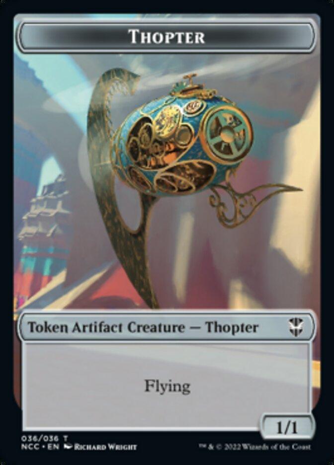 Thopter // Treasure (013) Double-sided Token [Streets of New Capenna Commander Tokens] - La Boîte Mystère ( The Mystery Box)