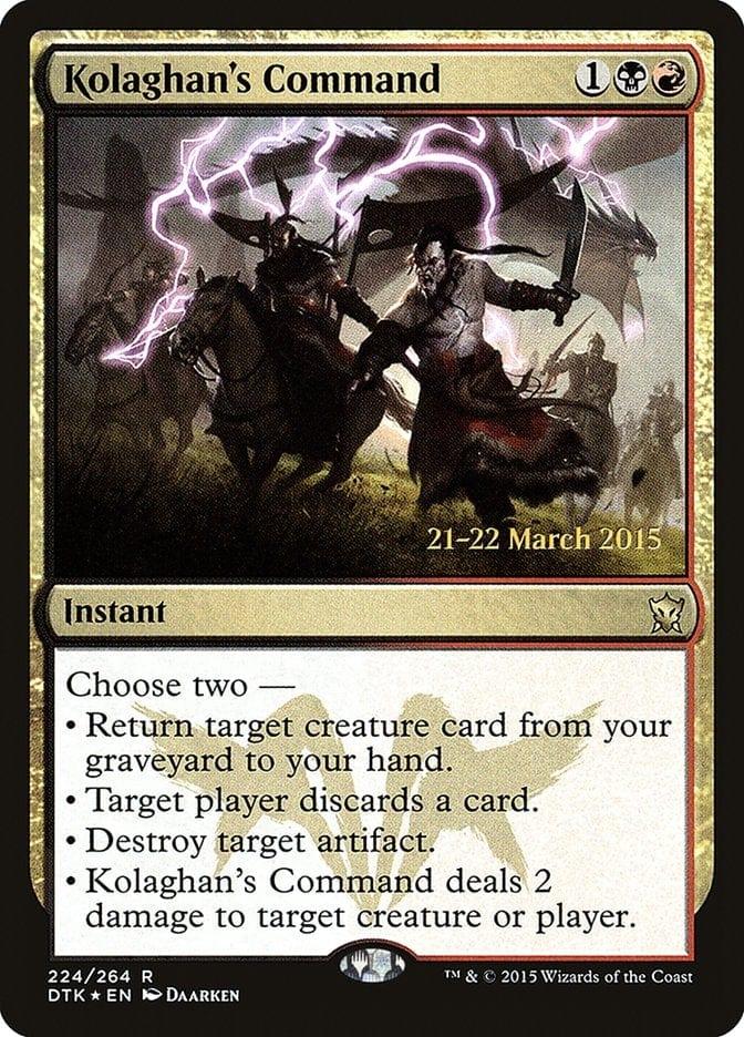Kolaghan's Command [Dragons of Tarkir Prerelease Promos] - La Boîte Mystère ( The Mystery Box)