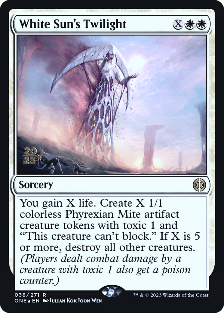 White Sun's Twilight [Phyrexia: All Will Be One Prerelease Promos] - La Boîte Mystère ( The Mystery Box)