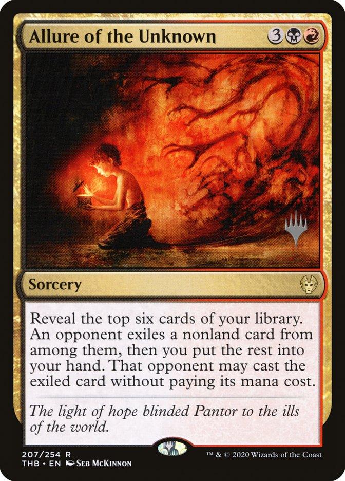 Allure of the Unknown (Promo Pack) [Theros Beyond Death Promos] - La Boîte Mystère ( The Mystery Box)