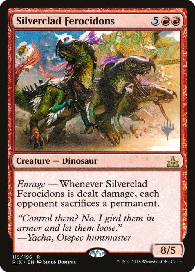 Silverclad Ferocidons (Promo Pack) [Rivals of Ixalan Promos] - La Boîte Mystère ( The Mystery Box)