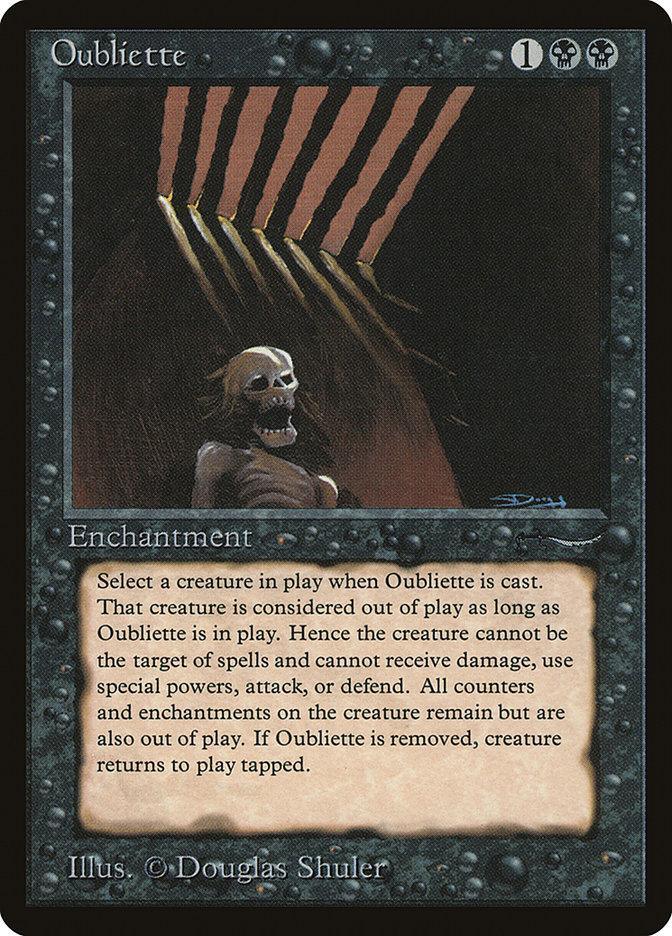 Oubliette (Light Mana Cost) [Arabian Nights] - La Boîte Mystère ( The Mystery Box)