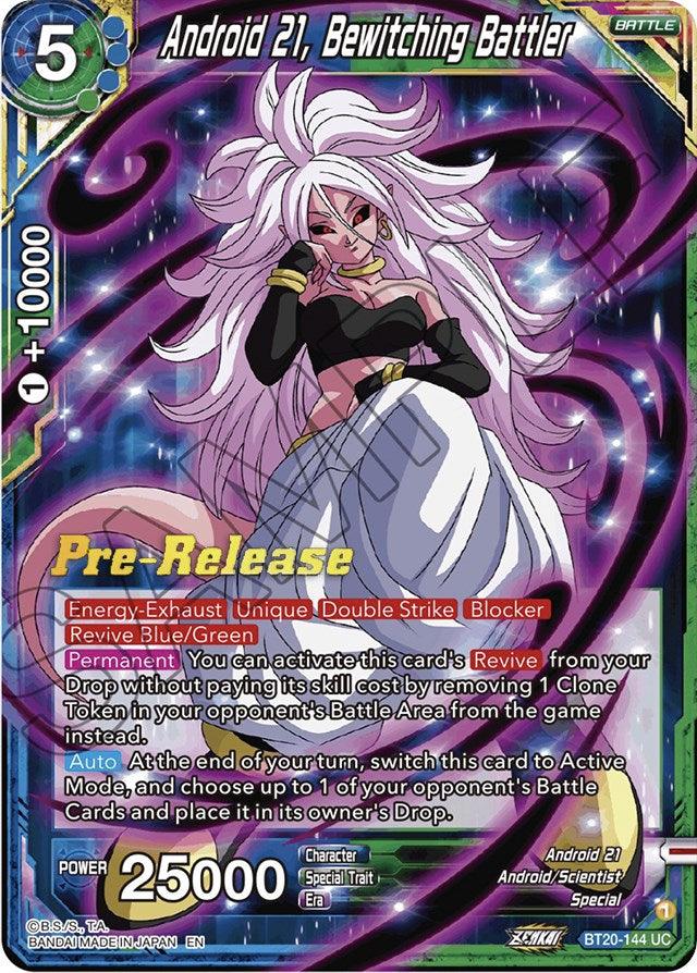 Android 21, Bewitching Battler (BT20-144) [Power Absorbed Prerelease Promos] - La Boîte Mystère ( The Mystery Box)