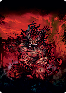 Vessel of the All-Consuming Art Card [Kamigawa: Neon Dynasty Art Series] - La Boîte Mystère ( The Mystery Box)