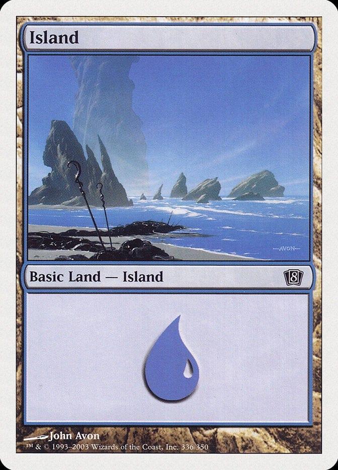 Island (336) [Eighth Edition] - La Boîte Mystère ( The Mystery Box)