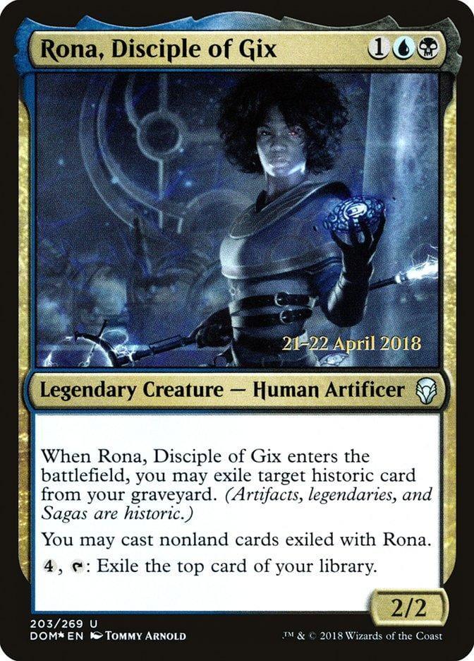 Rona, Disciple of Gix [Dominaria Prerelease Promos] - La Boîte Mystère ( The Mystery Box)