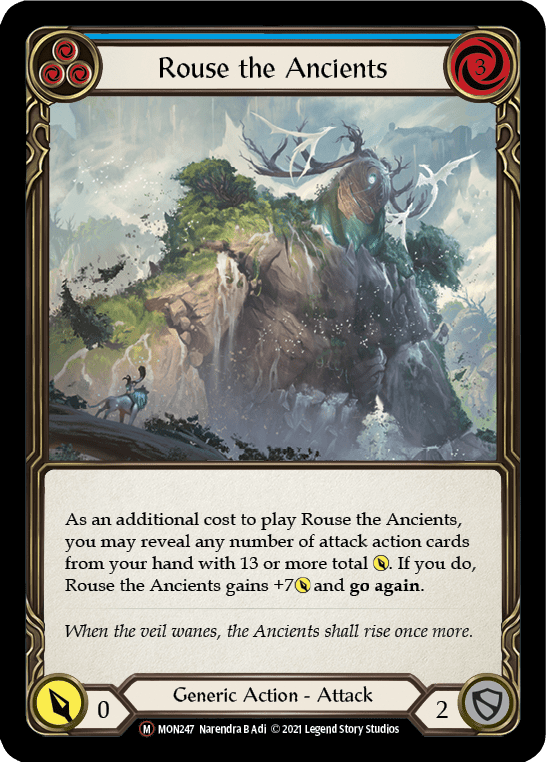 Rouse the Ancients [U-MON247-RF] Unlimited Rainbow Foil - La Boîte Mystère ( The Mystery Box)