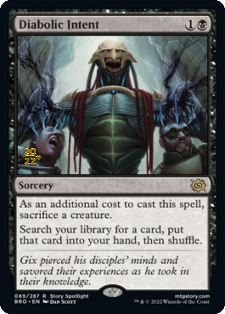 Diabolic Intent [The Brothers' War: Prerelease Promos] - La Boîte Mystère ( The Mystery Box)