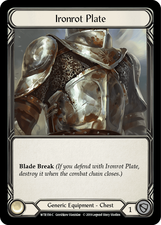 Ironrot Plate [WTR156-C] Alpha Print Cold Foil - La Boîte Mystère ( The Mystery Box)