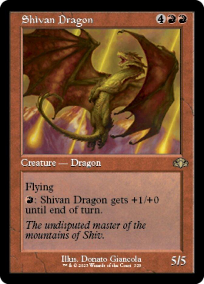 Shivan Dragon (Retro) [Dominaria Remastered] - La Boîte Mystère ( The Mystery Box)