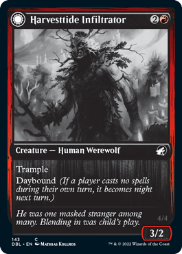 Harvesttide Infiltrator // Harvesttide Assailant [Innistrad: Double Feature] - La Boîte Mystère ( The Mystery Box)