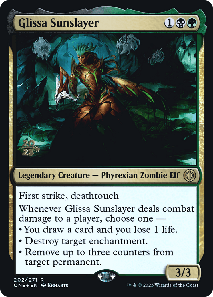 Glissa Sunslayer [Phyrexia: All Will Be One Prerelease Promos] - La Boîte Mystère ( The Mystery Box)