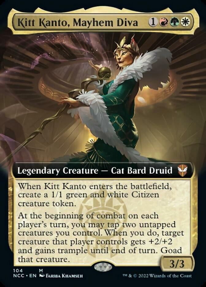 Kitt Kanto, Mayhem Diva (Extended Art) [Streets of New Capenna Commander] - La Boîte Mystère ( The Mystery Box)