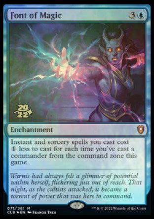 Font of Magic [Commander Legends: Battle for Baldur's Gate Prerelease Promos] - La Boîte Mystère ( The Mystery Box)