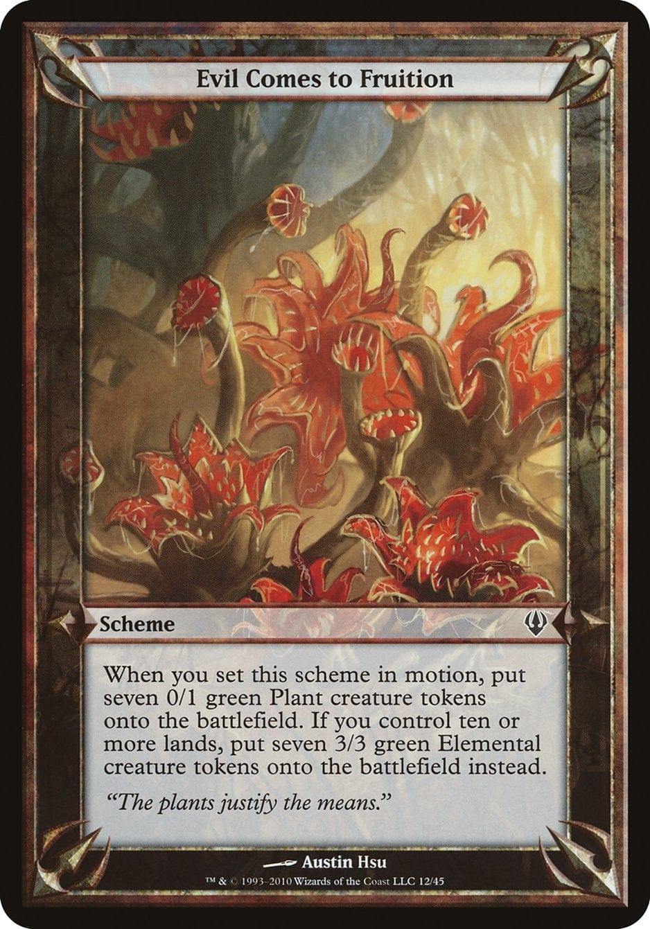 Evil Comes to Fruition (Schemes) [Archenemy Schemes] - La Boîte Mystère ( The Mystery Box)