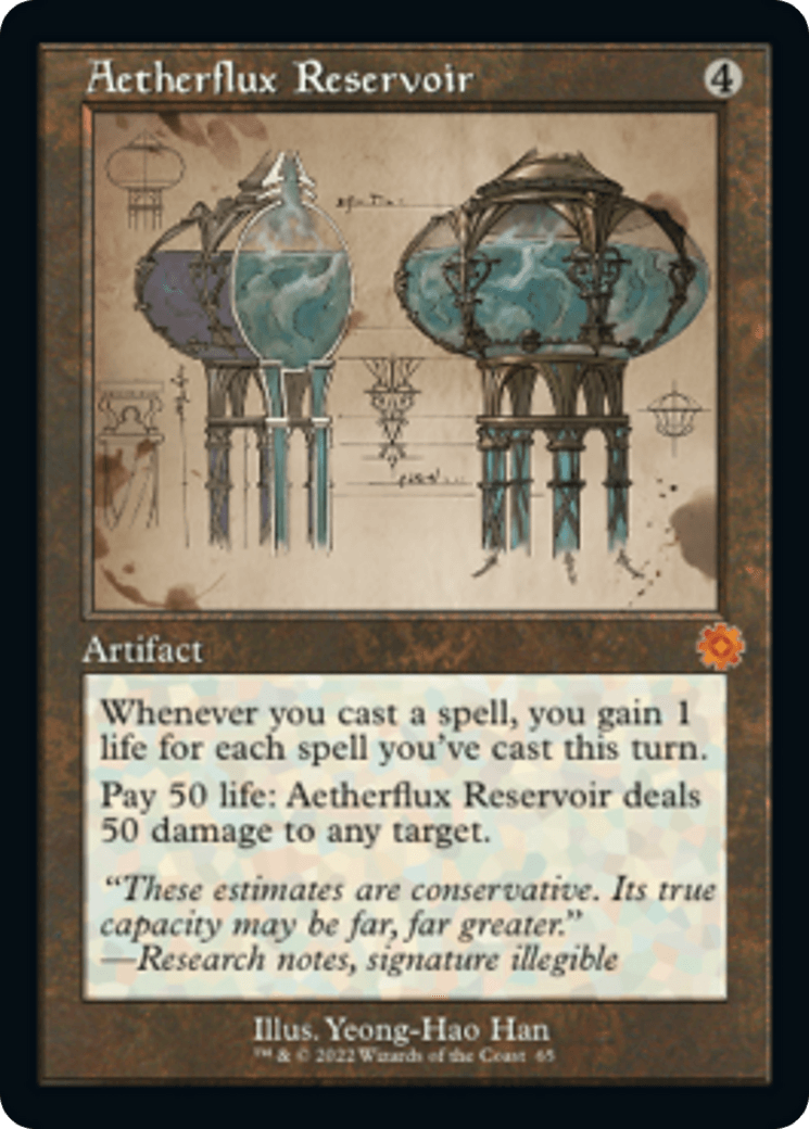 Aetherflux Reservoir (Retro Schematic) [The Brothers' War Retro Artifacts] - La Boîte Mystère ( The Mystery Box)