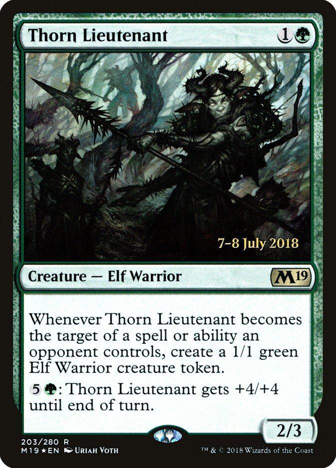 Thorn Lieutenant [Core Set 2019 Prerelease Promos] - La Boîte Mystère ( The Mystery Box)