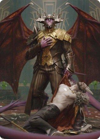 Ob Nixilis, the Adversary 1 Art Card [Streets of New Capenna Art Series] - La Boîte Mystère ( The Mystery Box)