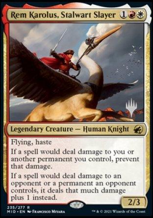 Rem Karolus, Stalwart Slayer (Promo Pack) [Innistrad: Midnight Hunt Promos] - La Boîte Mystère ( The Mystery Box)