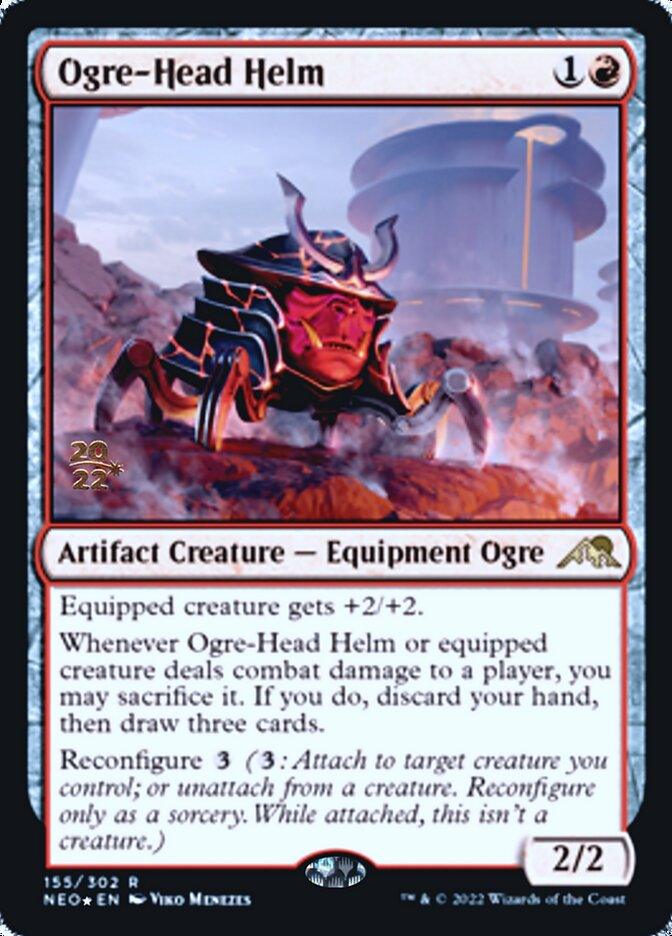 Ogre-Head Helm [Kamigawa: Neon Dynasty Prerelease Promos] - La Boîte Mystère ( The Mystery Box)
